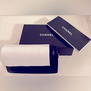 CHANEL Empty Sunglasses Box + Soft Quilted Leather Case
